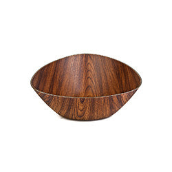 BOWL TRIANGULAR 12.5/H6CM MAHOGANY EVELIN