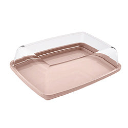 MANTEQUERA PLASTICO 16x10x4,5CM ROSA BLUSH COZA