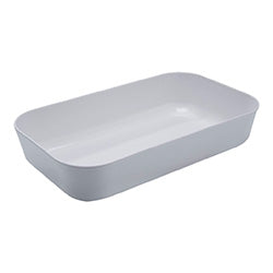 RECIPIENTE RECTANGULAR PLASTICO 2,8L ESSENTIAL BLANCO