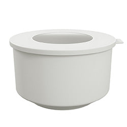 RECIPIENTE CON TAPA PLASTICO 1L BLANCO HOOP