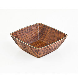 BOWL CUADRADRO MINI 10/H3.5CM MAHOGANY EVELIN