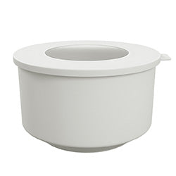 RECIPIENTE CON TAPA PLASTICO 2L BLANCO HOOP COZA