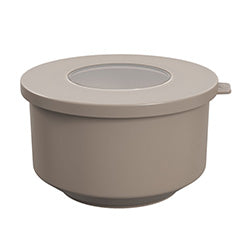RECIPIENTE C/TAPA PLASTICO HOOP 2L WARM GRAY