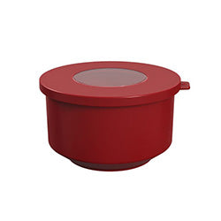 RECIPIENTE CON TAPA PLASTICO 2L ROJO BOLD HOOP