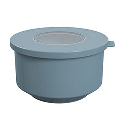RECIPIENTE C/TAPA PLASTICO HOOP 2L AZUL FOG