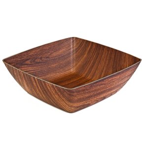 ENSALADERA CUADRADA 34/H11.5CM MAHOGANY EVELIN