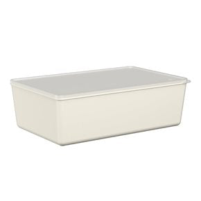 CONTENEDOR 4,50L DE PLASTICO BASIC-GRIS CLARO