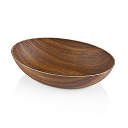 ENSALADERA OVAL 27x40x9CM MAHOGANY EVELIN