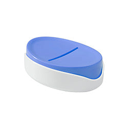 JABONERA FULL DE PLASTICO AZUL