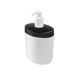 DISPENSADOR DE JABON LIQUIDO 450ML FULL NEGRO