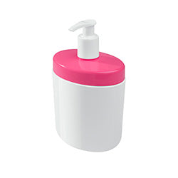 DISPENSADOR DE JABON LIQUIDO FULL ROSA