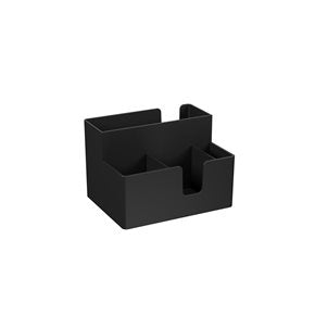 SERVILLETERO PLASTICO NEGRO COZA