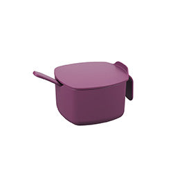 AZUCARERO DUE 300ML 15X11X8CM PURPURA COZA