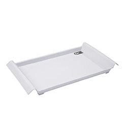 BANDEJA 34x19x3.8CM PLASTICO COZA BLANCO
