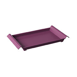 BANDEJA PEQUEÑA CASUAL PURPURA COZA. 34x19x4CM