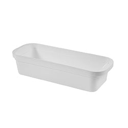 CESTO PLASTICO 5.3L 45x17x10CM LOFT BLANCO
