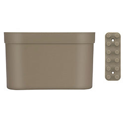 ORGANIZADOR GRANDE C/ BARRA BEIGE COZA. 21X16X9CM