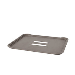 TAPA CANASTO PLASTICO FIT WARM GRAY. 38x31.5x1.5CM