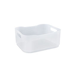 CESTO PLASTICO RECTANGULAR 18.5*15*8CM NATURAL COZA