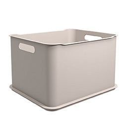CESTO PLASTICO RECTANGULAR 38x32x23CM LIGHT GRAY COZA