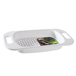 ESCURRIDOR PARA PILETA 47*21*6CM BLANCO COZA