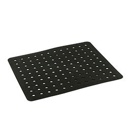 ESCURRE MAT MESADA/PILETA 33x28CM NEGRO TARJA COZA