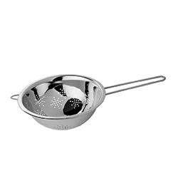 COLADOR CON MANGO 21CM ACERO INOX.