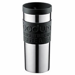 MUG TRAVEL 350ML ACERO INOXIDABLE TERMICO NEGRO BODUM