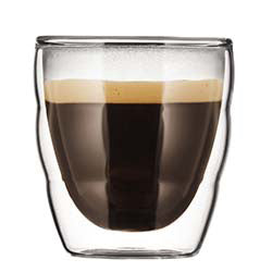 SET 2 VASOS TERM. DOBLE PARED 80ML PILATUS BODUM