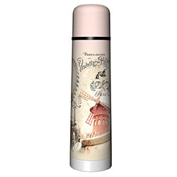 TERMO BALA 750ML ACERO INOXIDABLE DISEÑO VINTAGE PARIS