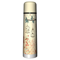 TERMO BALA 750ML ACERO INOXIDABLE DISEÑO LOVELY BIRDS