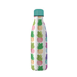 BOTELLA TERMICA DOBLE PARED 500ML PIÑAS