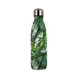 BOTELLA TERMICA 500ML C/ANILLO SILICONA PALMAS