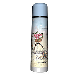 TERMO BALA 750ML ACERO ]INOXIDABLE DISEÑO VINTAGE BICYCLE