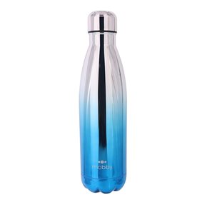 BOTELLA TERMICA D/PARED 500ML DEGRA. CELESTE MOBBY