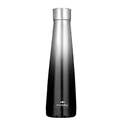 BOTELLA CONICA TERMICA 500ML DEGRADE NEGRO