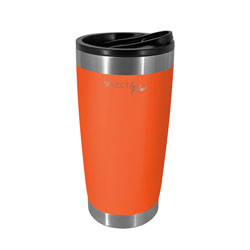 VASO TERMICO C/DESTAPADOR AC.INOX 560ML NARANJA