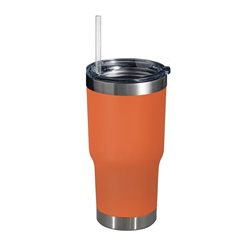VASO TERMICO C/SORBITO AC.INOX 560ML NARANJA