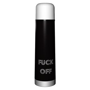 TERMO BALA 750ML A.INOX DISEÑO MANDALA FUCK OFF