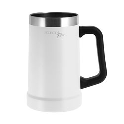 JARRA CERVEZA 700ML DOBLE PARED BLANCO
