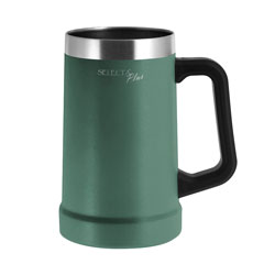 JARRA CERVEZA 700ML DOBLE PARED VERDE