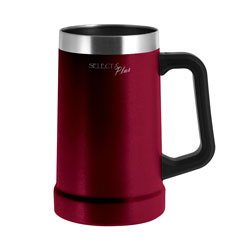 JARRA CERVEZA 700ML DOBLE PARED GRANATE