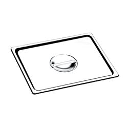 TAPA CUBA ACERO INOX. SIN RECORTE 1/2 BRINOX