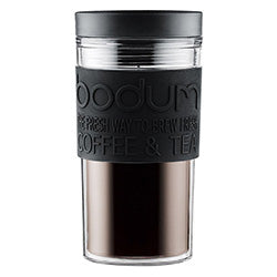 MUG TRAVEL 350ML PLASTICO NEGRO BODUM
