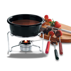 SET FONDUE 7PCS ESMALTADO