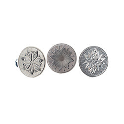SET 3 COOKIE STAMPS ESTRELLAS ALUM/MAD NORDIC WARE