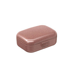 ESTUCHE MULTIUSO 10.8X8.2X4.4CM GLITTER ROSA COZA