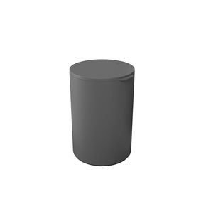 BASURERO C/TAPA 5L PLASTICO GRIS PLOMO