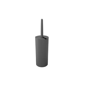ESCOBILLA BAÑO PLASTICO GRIS PLOMO