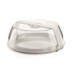 PLATO PORTATIL C/ASA BCO P/TORTA FORMECASA